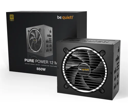 Zasilacz be quiet! Pure Power 12 M 850W 80+ Gold Czarny