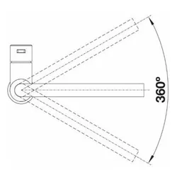 Bateria BLANCO Lanora 523122 Stal szczotkowana