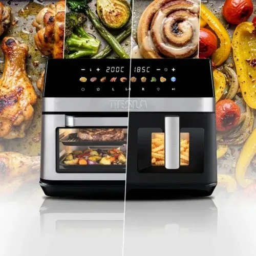 Air fryer Tesla AirCook DualZone Q787 XXL Deluxe 2200W 14l