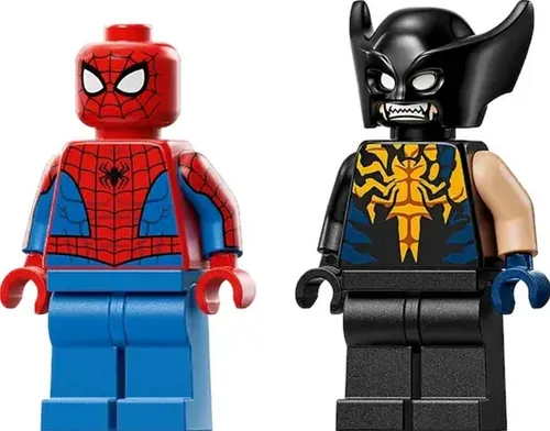 LEGO Super Heroes Marvel 76336 Spider-Man w samochodzie kontra zvenomowany Wolverine