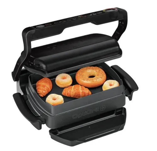 Grill elektryczny Tefal GC714834 OptiGrill+ Snacking&Baking 600cm2 Programy automatyczne
