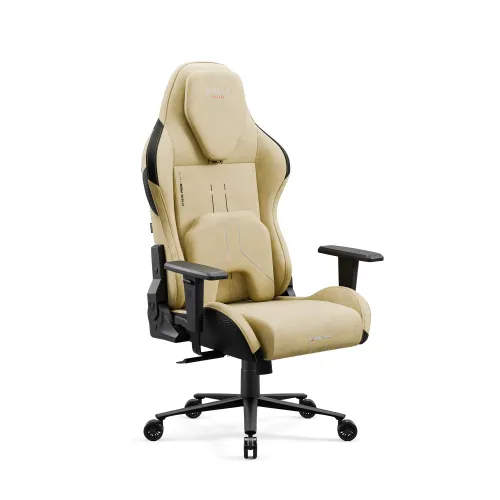 Fotel Diablo Chairs X.One Prime, Normal Size Broken Gold Gamingowy Do 140kg Tkanina Złoty