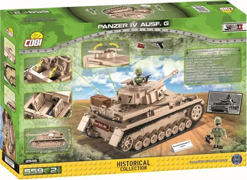 İkinci Dünya Savaşı'nın Cobi Tarihi Koleksiyonu PANZER IV AUSF tankı.G (2546)