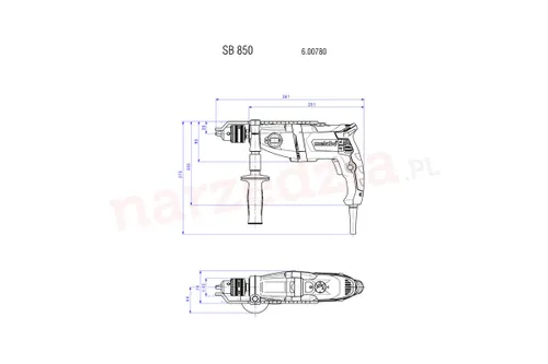 Ударная дрель Metabo SBE 780-2