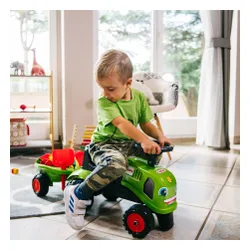 Falk Traktorek Baby Claas Zielony z Przyczepką + akc. od 1-3 lat