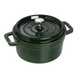 STAUB La Cocotte 2,6 l zielony - garnek żeliwny z pokrywką