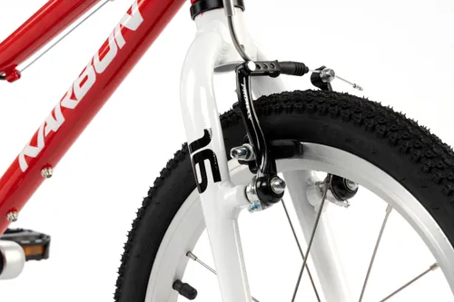 Rower dziecięcy KARBON Superlight Automatic 16 cali dla chłopca Czerwony