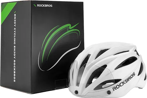 Kask rowerowy ROCKBROS 8386824304060 Biały Szosowy (rozmiar 58-62)