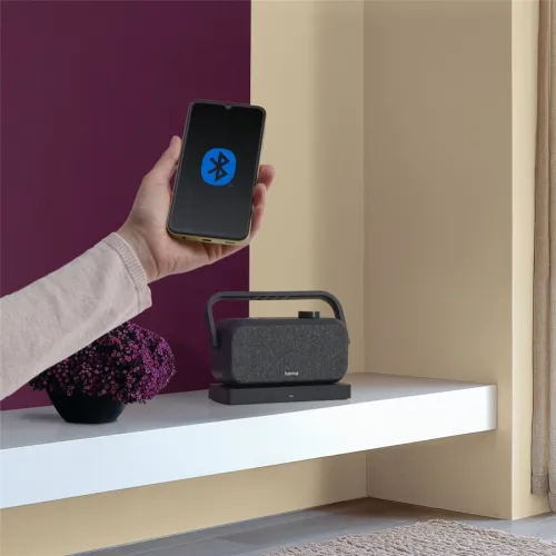 Głośnik Bluetooth Hama 221849 Mobilny Radiowy TV 10W Czarny