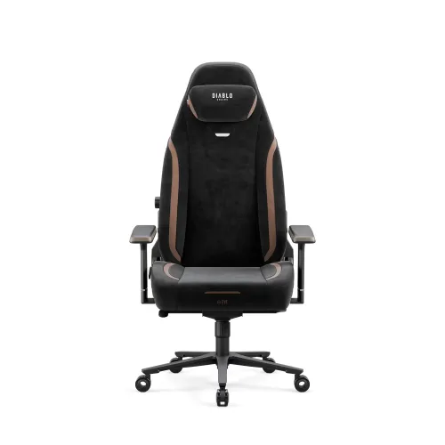 Fotel Diablo Chairs X-Eye 2.0 Ultra Gamingowy do 140kg Tkanina Czarny