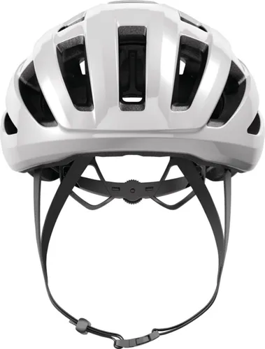 Kask rowerowy ABUS PowerDome Shiny Biały Szosowy (rozmiar S)
