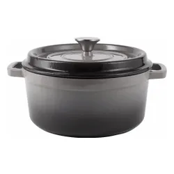 Garnek żeliwny VINTAGE CUISINE VC2P221GR20CP Szary Ombre 2.2L