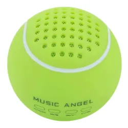 Głośnik mobilny MUSIC ANGEL Piłka do tenisa Zielony