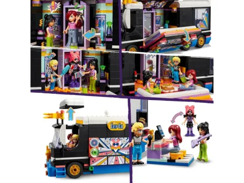 Конструктор LEGO Friends 42619 концертный автобус поп-звезды