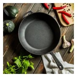 Patelnia / Wok żeliwny MAYSTERNYA IRON 28 cm