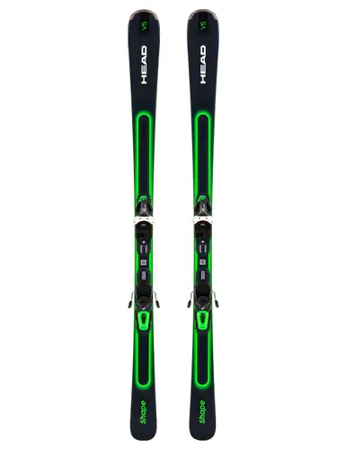 Narty męskie HEAD SHAPE V5 + wiązania HEAD PR 11 z GRIP WALK - Długość (cm) - 170