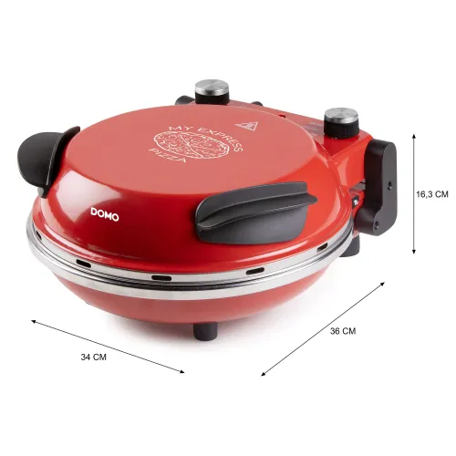 Piec do pizzy Domo DO9284PZ 1200W Regulacja temperatury 32cm