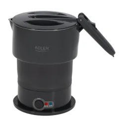 ADLER AD 1377 0,6 l czarny - czajnik elektryczny turystyczny silikonowy