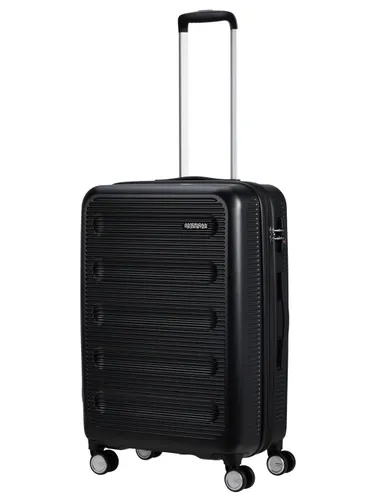 Чемодан American Tourister Astrobeam среднего размера с возможностью расширения  - storm black