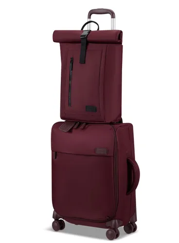 Lipault City Plume Rolltop Kentsel Sırt Çantası-bordeaux