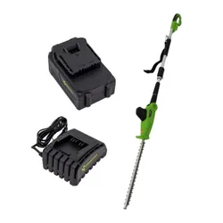 Nożyce do żywopłotu GREENSO UA0008 20V + Akumulator GREENSO UAO002 4.0 Ah 20V + Ładowarka GREENSO UAO003
