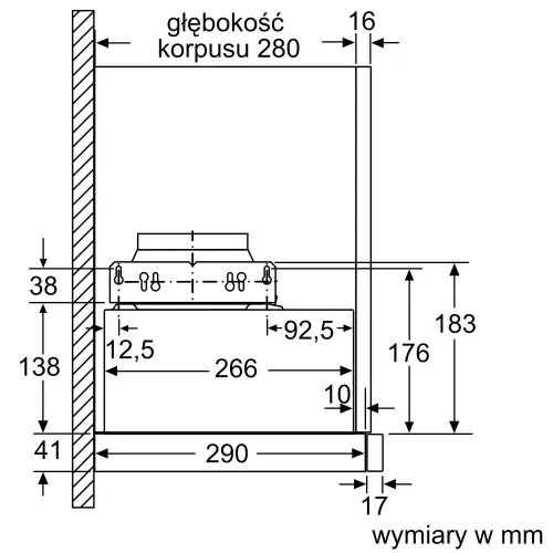 Okap Siemens LI64MA531 Srebrny