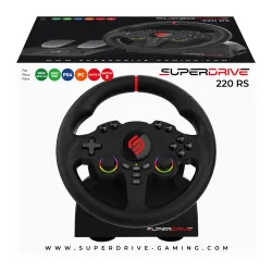 Kierownica Subsonic SuperDrive 220 RS z pedałami do PC, PS4, Xbox, Switch, Switch 2
