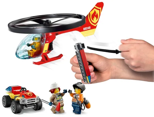LEGO City Helikopter strażacki leci na ratunek 60248