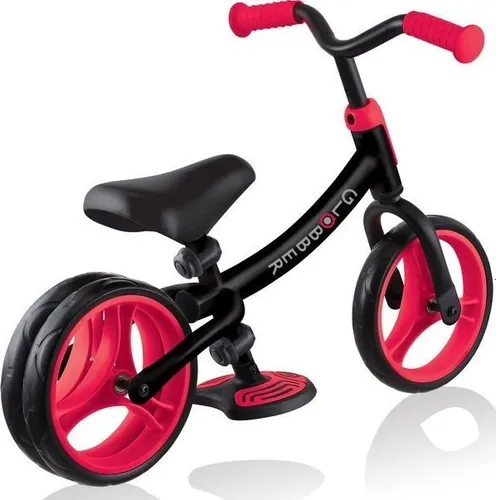 Globber Rowerek biegowy Globber GO Bike DUO / Black - New Red 614-102-2