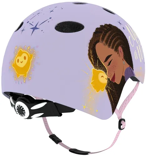 Kask DISNEY Wish Fioletowy dla Dzieci (rozmiar M)