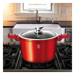 Zestaw garnków BERLINGER HAUS Metallic Line Burgundy Edition BH-6781 (16 elementów)