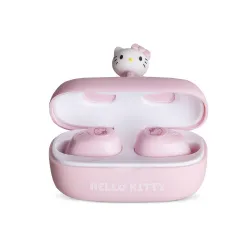 Słuchawki bezprzewodowe OTL Technologies Hello Kitty 3D Character Collectible TWS Earphones Dokanałowe Bluetooth 5.3 Różowy