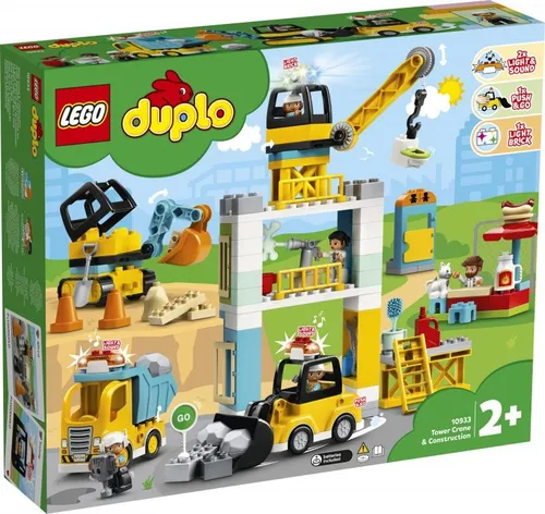 Конструктор Lego Duplo башенный кран и строительство (10933)