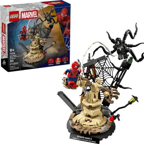 LEGO Super Heroes Marvel 76334 Epicka bitwa: Spider-Man kontra Sandman