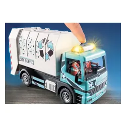 Işıklı Playmobil Çöp Kamyonu (70885)