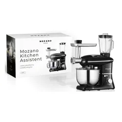 Robot kuchenny planetarny MOZANO Rob 02 1400W z blenderem kielichowym Czarny
