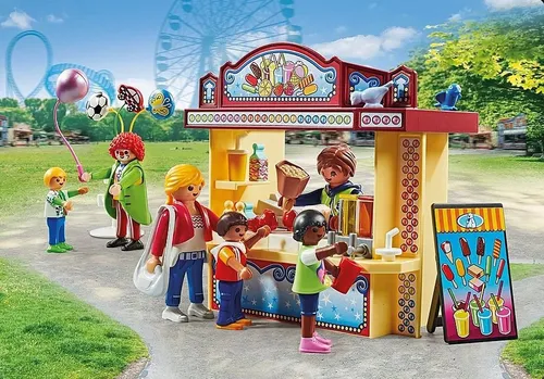 Набор фигурок Playmobil My Life 71452 Парк аттракционов