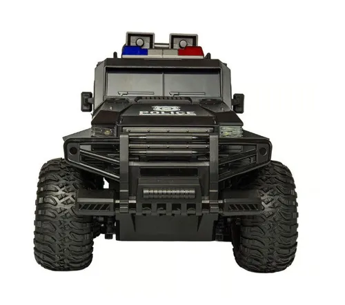 Zdalnie sterowany monster truck policyjny Big Foot RC Truck 1:8