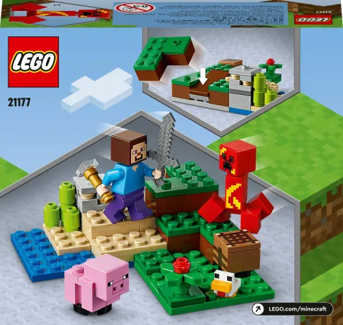 LEGO 21177 Minecraft Zasadzka Creepera