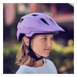 Kask rowerowy dziecięcy ATTABO Khola fioletowy