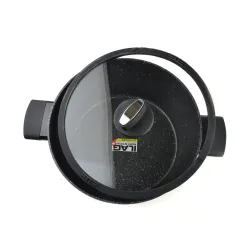 Garnek z pokrywką ILAG ULTIMATE MONDEX ALLESKEN VALERIAN 6,7 l czarny