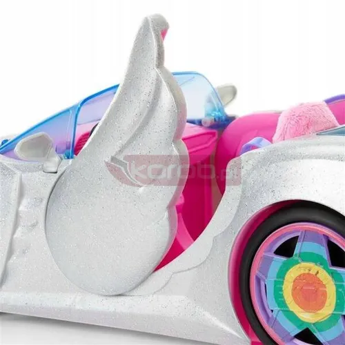 BARBIE EXTRA KABRIOLET GWIAZD samochód dla lalek + 2 lalki + akcesoria HKB01