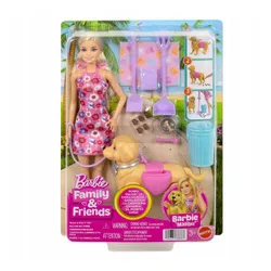 LALKA BARBIE MALIBU SPACER Z PIESKIEM CZYŚCIOSZKIEM zestaw dla dzieci +3 JJB46