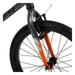 Rower dziecięcy HUFFY Literide Kids 20 cali dla chłopca Pomarańczowo-grafitowy