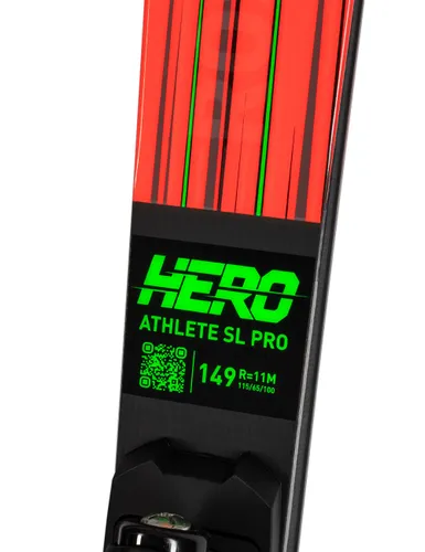 Narty slalomowe ROSSIGNOL HERO ATHLETE SL PRO + wiązania LOOK NX 10 z GRIP WALK - Długość (cm) - 149