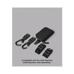 Кошелек Alpaka Zip Coin, черный