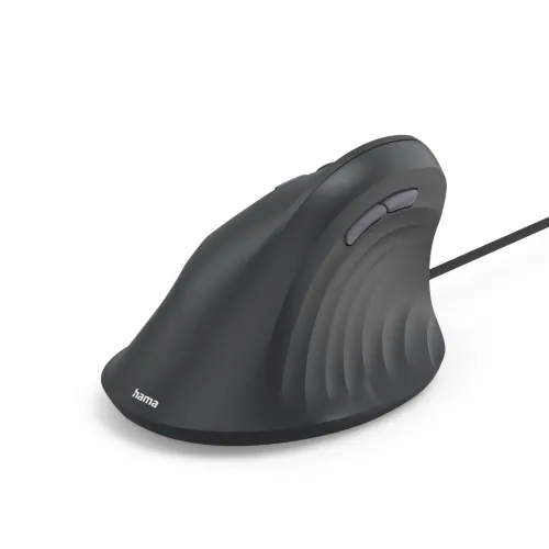 Myszka Hama ECM-500 Dla leworęcznych Czarny