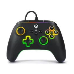 Pad PowerA Advantage Wired Controller Lumectra Black do Xbox Series X/S, Xbox One, PC Przewodowy