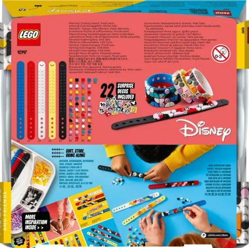 LEGO 41947 DOTS Miki i przyjaciele - mega zestaw bransoletek