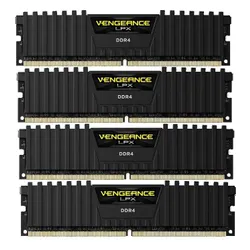 Pamięć Corsair Vengeance LPX, DDR4, 32 GB, 2666MHz, CL16 (CMK32GX4M4A2666C16)